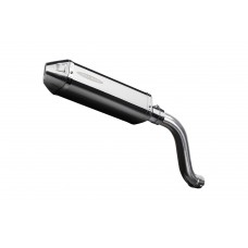 SUZUKI SV650 1998-2002 Hi-LEVEL 320mm TRI STAINLESS BSAU SILENCER EXHAUST KIT