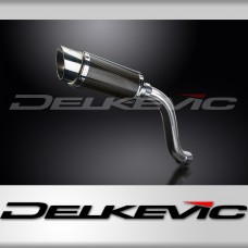 SUZUKI SV650 1998-2002 Hi-LEVEL 200mm ROUND CARBON  SILENCER EXHAUST KIT