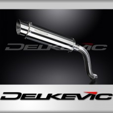 SUZUKI SV650 1998-2002 Hi-LEVEL 350mm ROUND STAINLESS BSAU SILENCER EXHAUST KIT
