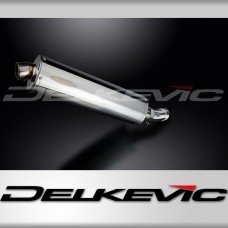 SUZUKI SV400 SV650 2003-2015 450mm OVAL STAINLESS BSAU SILENCER EXHAUST KIT