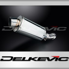 SUZUKI SV400 SV650 2003-2015 225mm OVAL STAINLESS SILENCER EXHAUST KIT