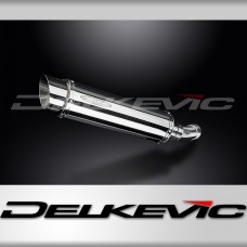 SUZUKI SV400 SV650 2003-2015 350mm ROUND STAINLESS BSAU SILENCER EXHAUST KIT