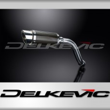 SUZUKI SV650 S 03-15 Hi-LEVEL 200mm ROUND CARBON  SILENCER EXHAUST KIT