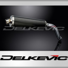 SUZUKI SV650 S 03-15 Hi-LEVEL 450mm OVAL CARBON BSAU SILENCER EXHAUST KIT