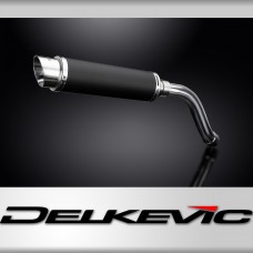 SUZUKI SV650 S 03-15 Hi-LEVEL 350mm ROUND CARBON BSAU SILENCER EXHAUST KIT