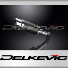 SV650 2016-2017 / MINI 200mm (8 inch) ROUND CARBON FIBRE SILENCER
