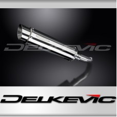 SV650 2016-2017 / SL10 ROUND 350mm (14 inch) SILENCER 304 STAINLESS STEEL