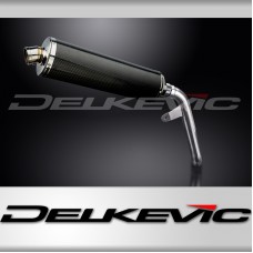 Suzuki SV650 2016-2024 450mm Oval Carbon Exhaust Silencer Can Kit