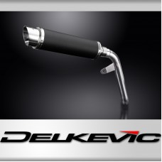 Suzuki SV650 2016-2024 350mm Round Carbon Exhaust Silencer Can Kit