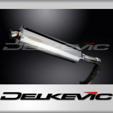 Kawasaki ER5 1996-2007 450mm Oval Stainless Exhaust Silencer Can Kit
