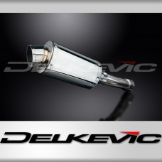 Kawasaki ER5 1996-2007 225mm Oval Stainless Exhaust Silencer Can Kit