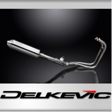 KAWASAKI ER5 1996-07 FULL EXHAUST SYSTEM 320mm STAINLESS TRI SILENCER