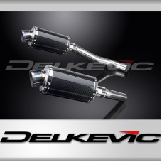 KAWASAKI Z1000 2007-2009 225mm OVAL CARBON SILENCER EXHAUST KIT