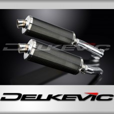 KAWASAKI Z1000 2010-2020 350mm OVAL CARBON BSAU SILENCER EXHAUST KIT