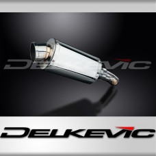 KAWASAKI KLE650 VERSYS 2007-2014 225mm OVAL STAINLESS SILENCER EXHAUST KIT