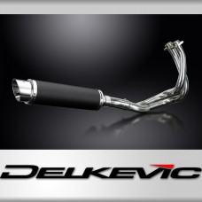 KAWASAKI KLE650 VERSYS 15-21 FULL EXHAUST SYSTEM 350mm CARBON ROUND SILENCER