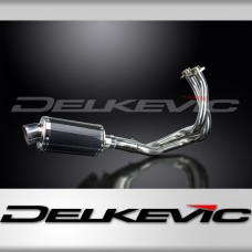 KAWASAKI KLE650 VERSYS 15-21 FULL EXHAUST SYSTEM 225mm CARBON OVAL SILENCER