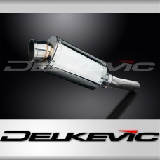 Kawasaki 1000 Versys 2010-2014 225mm Oval Stainless Exhaust Silencer Can Kit