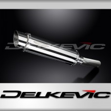 Kawasaki 1000 Versys 2010-2014 350mm Round Stainless Exhaust Silencer Can Kit