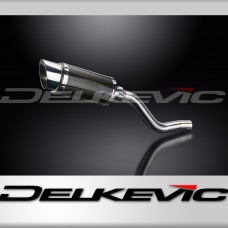 Kawasaki KLR650E 2008-2024 200mm Round Carbon Exhaust Silencer Can Kit