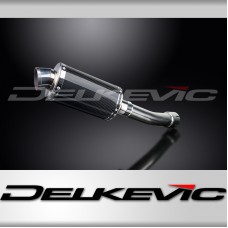 KAWASAKI ZX9R NINJA 1998-1999 225mm OVAL CARBON SILENCER EXHAUST KIT