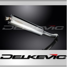 KAWASAKI ZX9R NINJA 1998-1999 450mm OVAL STAINLESS BSAU SILENCER EXHAUST KIT