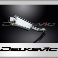 KAWASAKI ZX9R NINJA 1998-1999 225mm OVAL STAINLESS SILENCER EXHAUST KIT