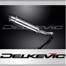 KAWASAKI ZX9R NINJA 1998-1999 350mm ROUND STAINLESS BSAU SILENCER EXHAUST KIT