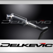 KAWASAKI ZX9R NINJA 2000-2001 225mm OVAL CARBON SILENCER EXHAUST KIT