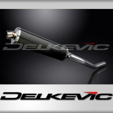 KAWASAKI ZX9R NINJA 2000-2001 450mm OVAL CARBON BSAU SILENCER EXHAUST KIT