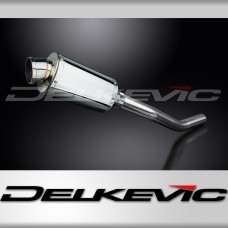 KAWASAKI ZX9R NINJA 2000-2001 225mm OVAL STAINLESS SILENCER EXHAUST KIT