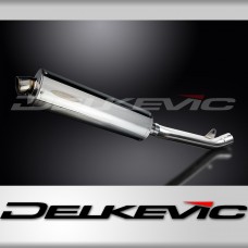 KAWASAKI ZX9R NINJA 2002-2003 450mm OVAL STAINLESS BSAU SILENCER EXHAUST KIT