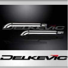 HONDA VTX1800F/N/R/S/T 04-08 550mm CUSTOM SILENCER EXHAUST KIT TURN OUT  