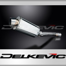 KAWASAKI ZX10R NINJA 11-15 DECAT 225mm OVAL STAINLESS SILENCER EXHAUST KIT