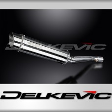KAWASAKI ZX10R NINJA 11-15 DECAT 350mm ROUND STAINLESS BSAU SILENCER EXHAUST KIT