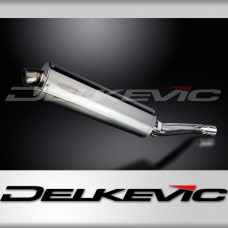 KAWASAKI ZX10R NINJA 16-18 DECAT 450mm OVAL STAINLESS BSAU SILENCER EXHAUST KIT