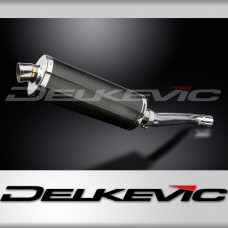 KAWASAKI ZX10R NINJA 16-18 DECAT 350mm OVAL CARBON BSAU SILENCER EXHAUST KIT