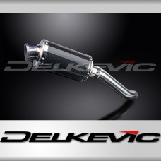 KAWASAKI ZX10R NINJA 2004-2005 225mm OVAL CARBON SILENCER EXHAUST KIT