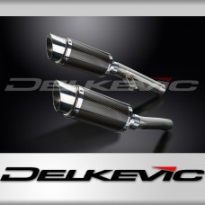 KAWASAKI ZZR1200 NINJA 2002-2005 200mm ROUND CARBON  SILENCER EXHAUST KIT