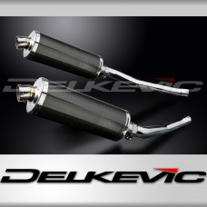 KAWASAKI ZZR1400 NINJA 2006-2007 350mm CARBON BSAU SILENCER EXHAUST KIT
