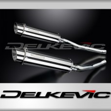 KAWASAKI ZZR1400 NINJA 2006-2007 350mm ROUND STAINLESS BSAU SILENCER EXHAUST KIT