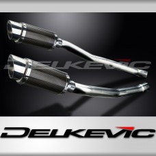 KAWASAKI ZZR1400 NINJA 2008-2011 200mm ROUND CARBON  SILENCER EXHAUST KIT