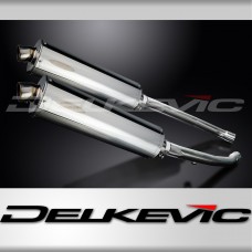 Kawasaki ZZR1400 ZX14 2012-2023 450mm OVAL STAINLESS BSAU SILENCER EXHAUST KIT
