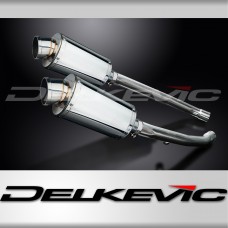 Kawasaki ZZR1400 ZX14 2012-2023 225mm OVAL STAINLESS SILENCER EXHAUST KIT