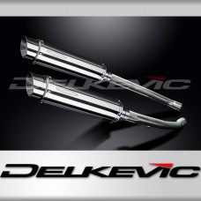 Kawasaki ZZR1400 ZX14 2012-2023 350mm ROUND STAINLESS BSAU SILENCER EXHAUST KIT