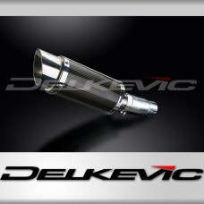 NINJA 250R 2008-2013 / 300 NINJA 2008-2016 / MINI 200mm (8 inch) ROUND CARBON FIBRE SILENCER