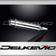 NINJA 250R 2008-2013 / 300 NINJA - Z300 2013-2016 / SL10 ROUND 350mm (14 inch) SILENCER 304 STAINLES