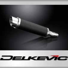 KAWASAKI NINJA 250R 2008-2013 350mm ROUND CARBON BSAU SILENCER EXHAUST KIT
