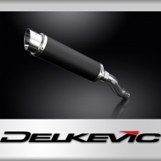 KAWASAKI NINJA 300 2013-2018 350mm ROUND CARBON BSAU SILENCER EXHAUST KIT