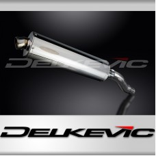 KAWASAKI NINJA 300 2013-2018 450mm OVAL STAINLESS BSAU SILENCER EXHAUST KIT